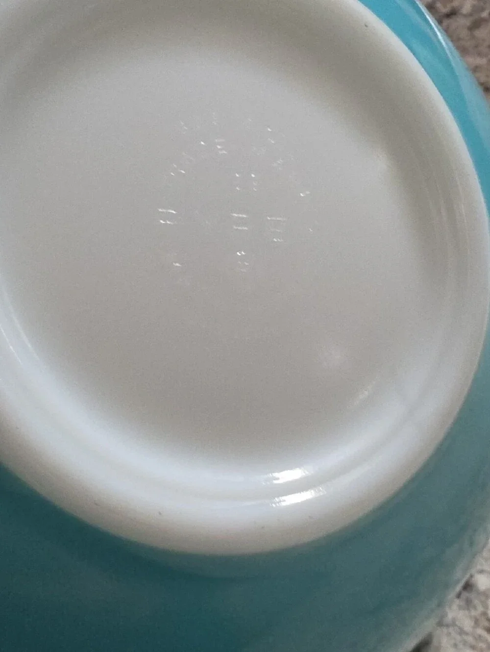 Pyrex Turquoise Amish Butterprint Mixing Bowl 444